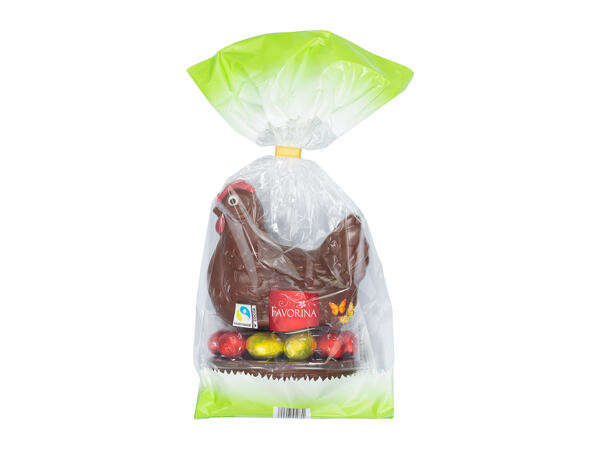 Favorina Milk Chocolate Hen with Eggs