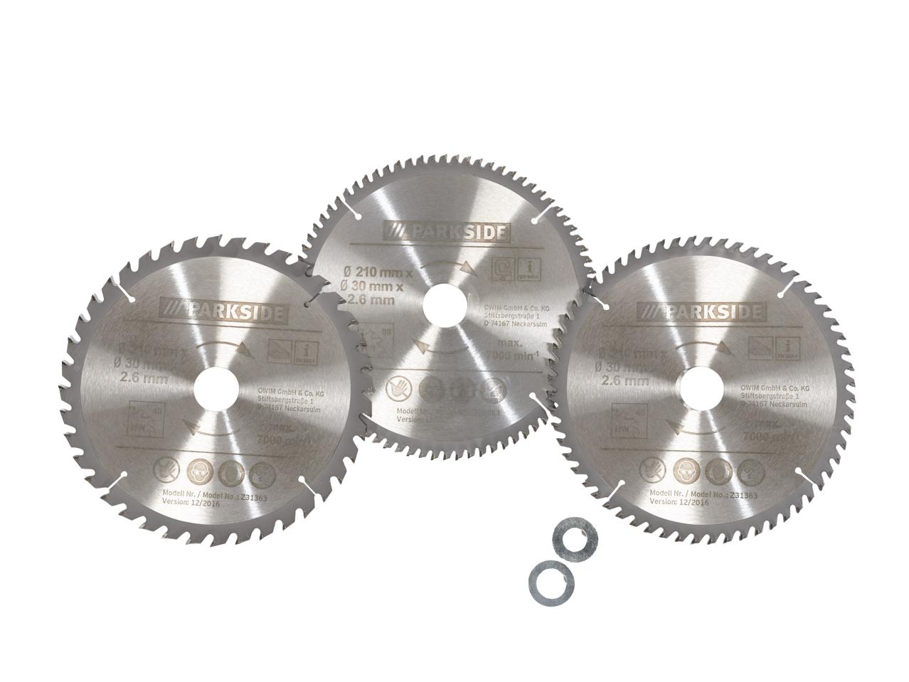 Parkside Sawblades Set1
