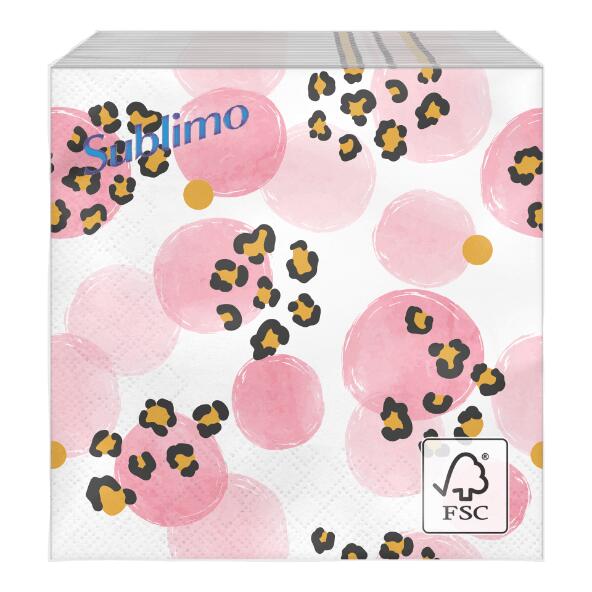 SUBLIMO(R) 				Serviettes de fête, 25 ou 40 pcs