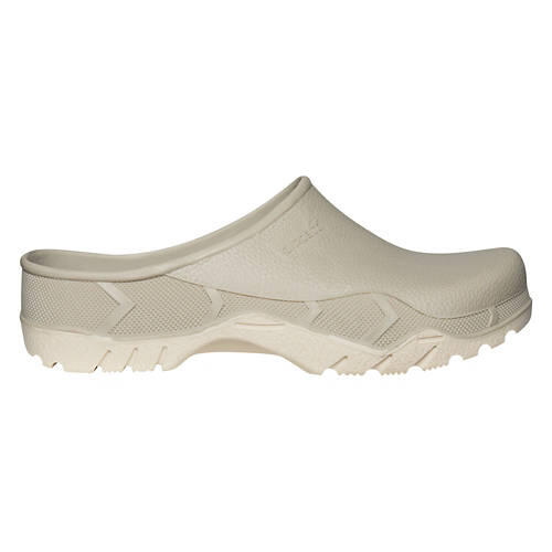 Ladies Garden Clogs - Beige, 5/6