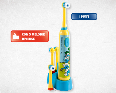 Spazzolino per bambini con melodia e batteria ricaricabile