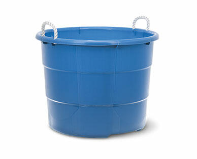 Easy Home 18-Gallon Rope-Handled Tub