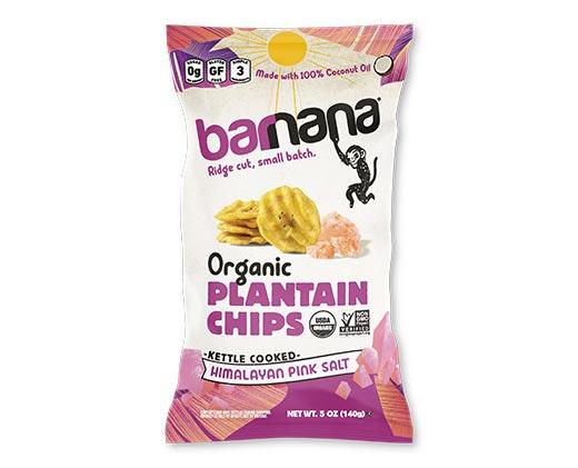Barnana Organic Plantain Chips Lime or Pink Salt