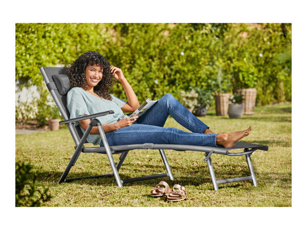 Livarno Home Aluminium Sunlounger