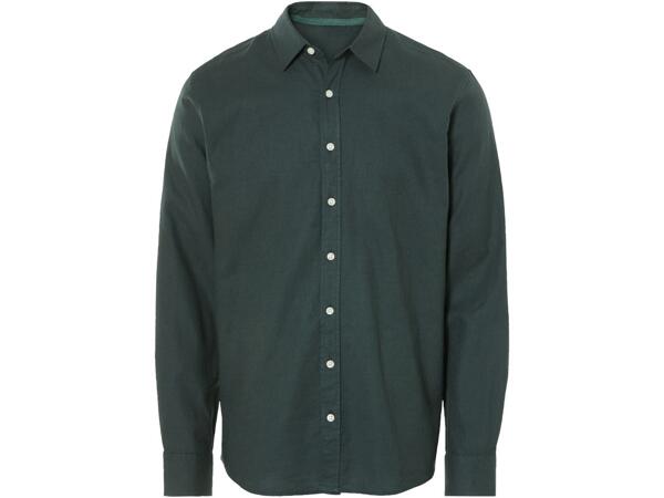 Men's linen-blend shirt