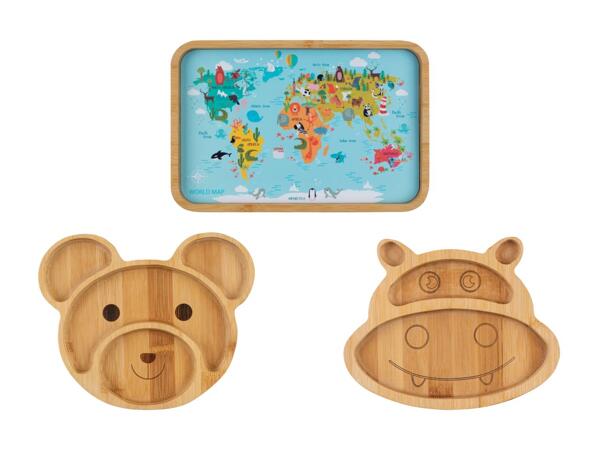 Assiette pour enfant en bambou Wenko