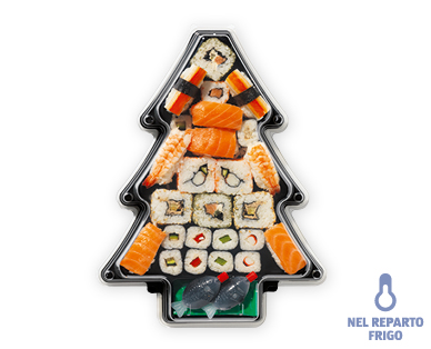 Sushi in confezione a forma di albero GOURMET