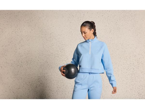 Ladies' half zip sweatshirt