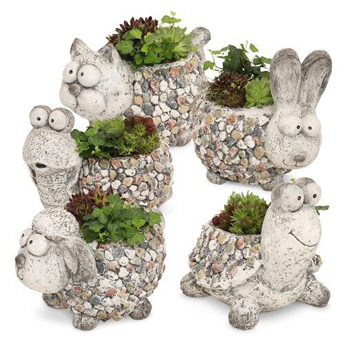 Bepflanzte Tierfigur