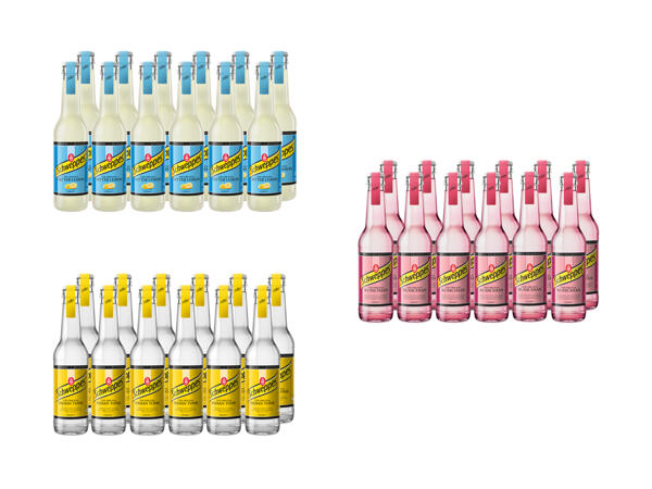 Schweppes en bouteilles en verre