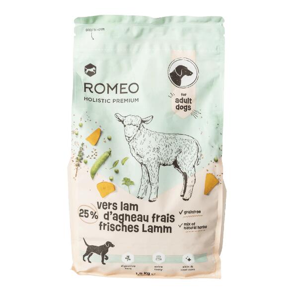 ROMEO(R) 				Holistische premium hondenvoeding