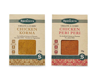 Create A Curry Spice Blends 20g-27g