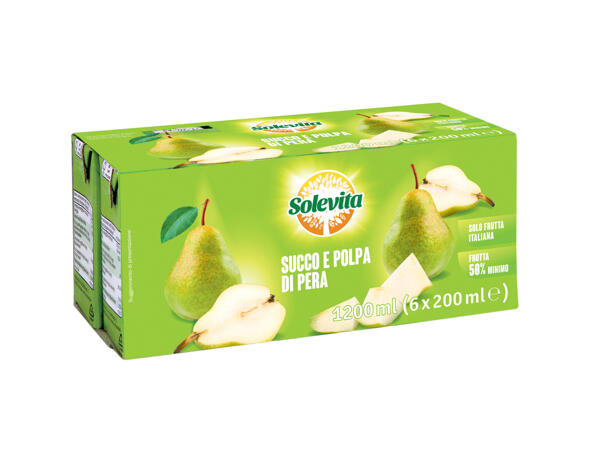 Pear Juice and Pulp