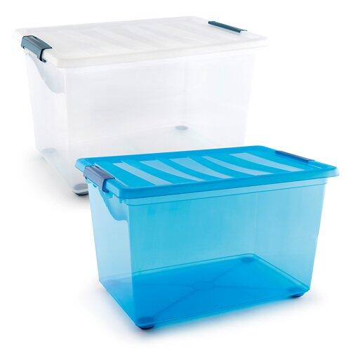EASY HOME Scatola multiuso con rotelle