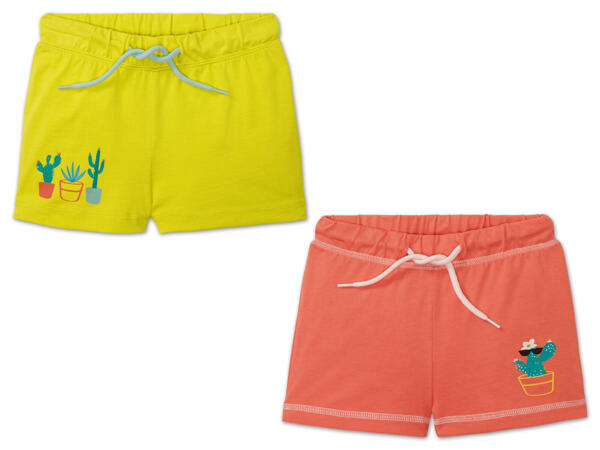 Kleinkinder Sweatshorts, 2 Stück