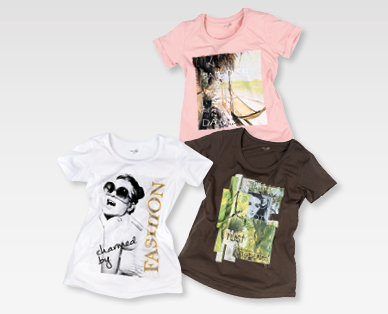 BLUE MOTION Damen-Fotoprint-Shirt