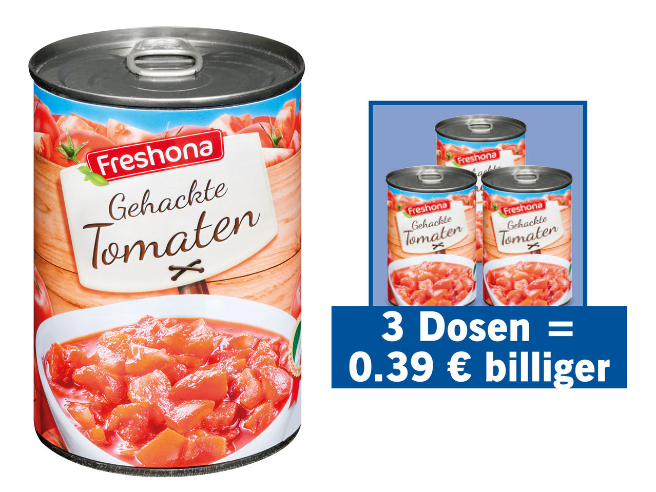 FRESHONA Gehackte Tomaten