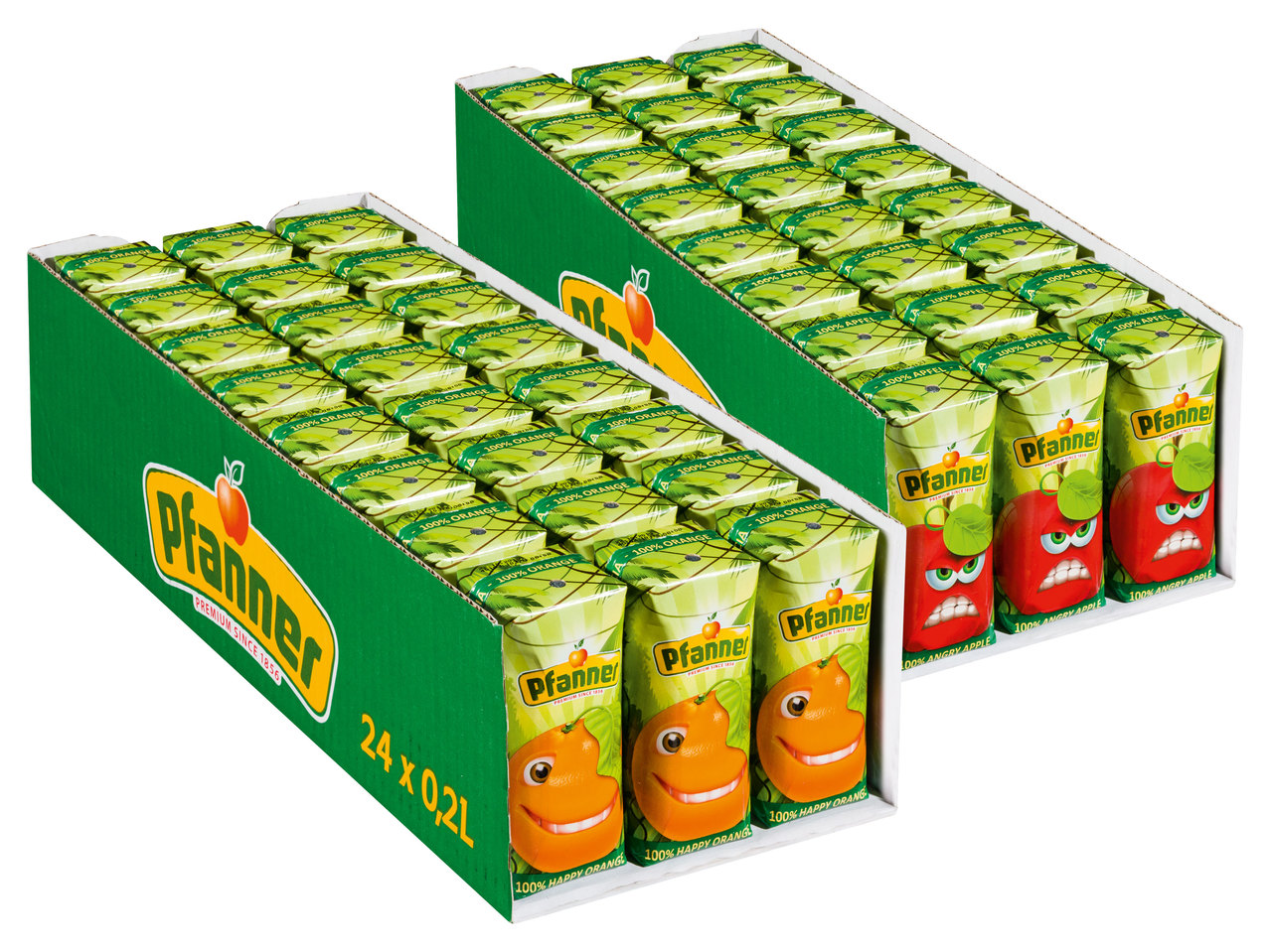 PFANNER Orangensaft oder Apfelsaft