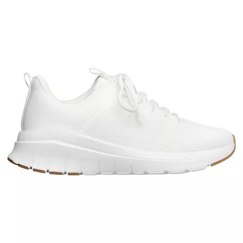 Ladies Memory Foam Cross-Trainers - White, 8