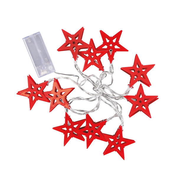 Lichterkette mit Ornamenten