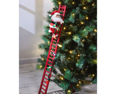 Mr. Christmas Tree Climbing Santa