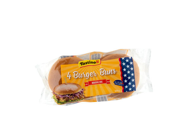 Hamburgerbröd brioche 4-pack