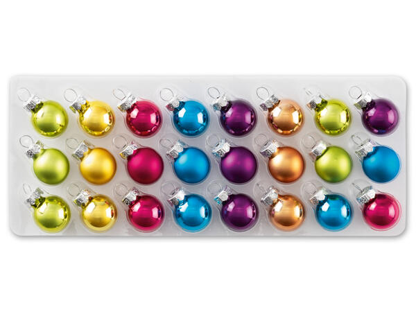 Christbaumschmuck, 10 oder 24 Stück
