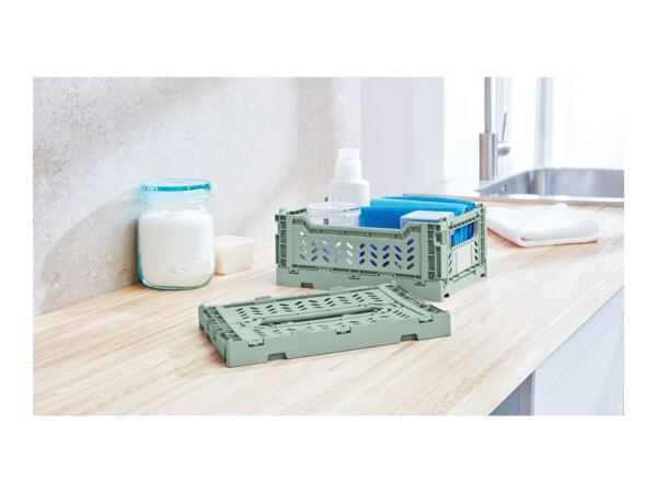 Livarno Home Collapsible Crate Set - 2 pack - Green