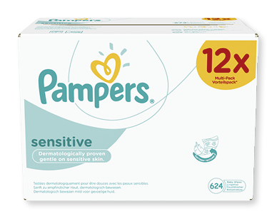 Lingettes humides Sensitive
