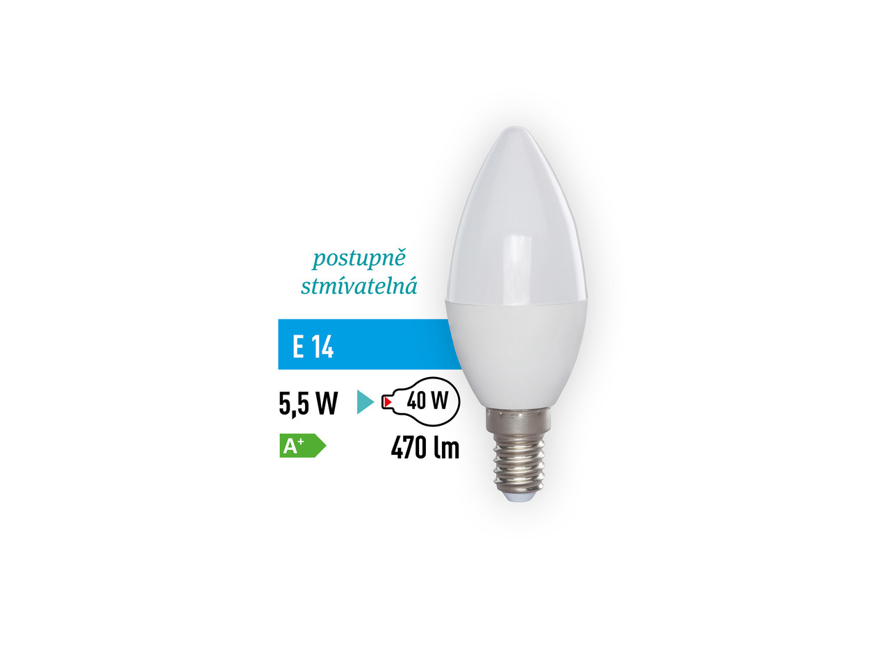 Stmívatelná LED žárovka
