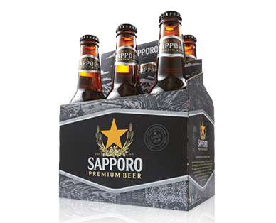 Sapporo Premium Beer 6x355ml