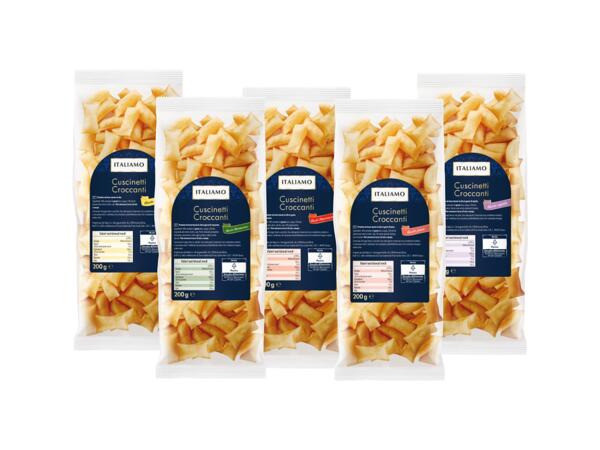 Crunchy cuscinetti snacks