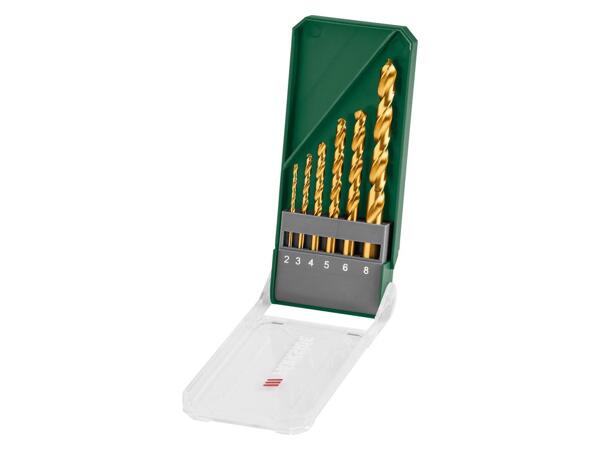 Drill bit set, 5 or 6 pieces