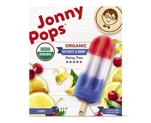 Jonny Pops 
 Organic Watermelon or Red White Boom Ice Pops