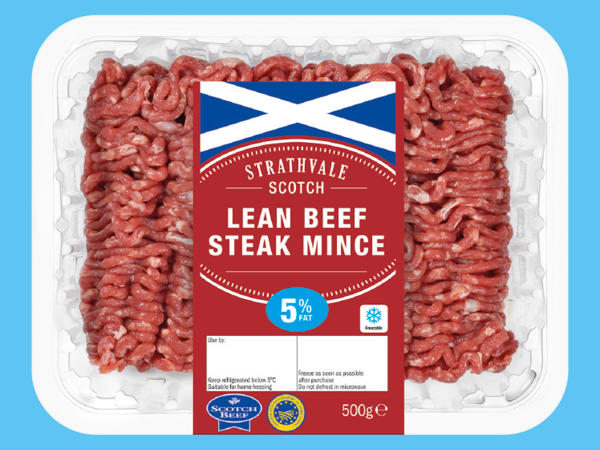 Beef Steak Mince, 5% Fat