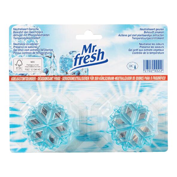 MR. FRESH(R) 				Geurneutralisator voor de koelkast, 2 st.