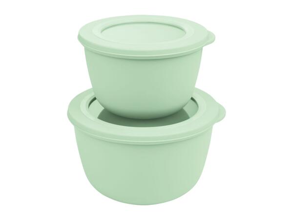 Livarno Home Round Lunchbox Set - 2 Pieces