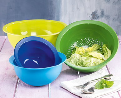 Lot de saladiers en plastique, 4 pièces CROFTON(R)