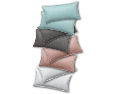 Housse de coussin en jacquard