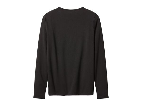 Esmara Ladies' Black Thermal Long-Sleeve Top