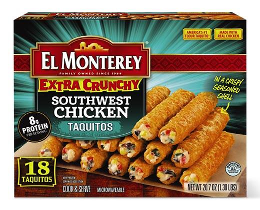 El Monterey 
 Southwest Chicken Taquitos in Flour Tortilla
