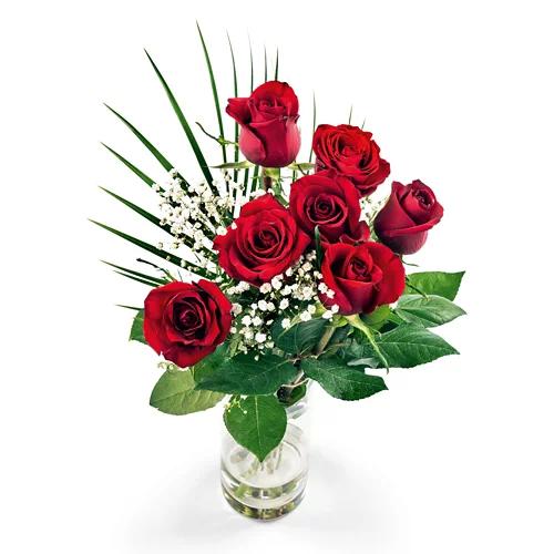 Roter Rosenstrauß
