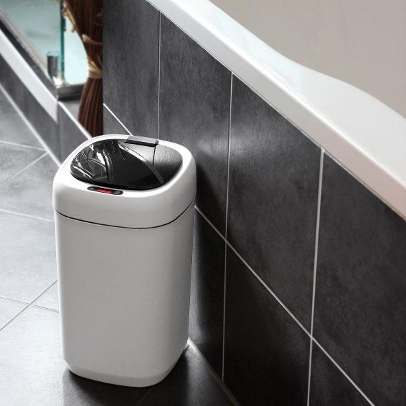 Afvalemmertje met sensor