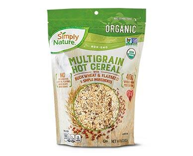 Simply Nature 
 ORGANIC Hot Cereal with Buckwheat & Flax or Red Quinoa