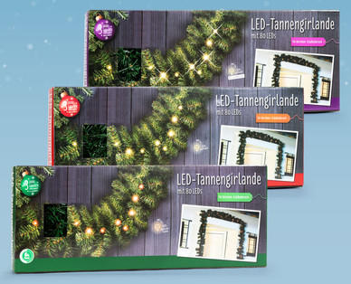 LED-Tannengirlande