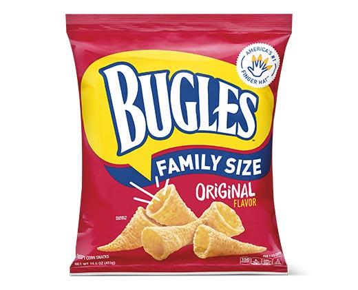 General Mills Value Size Bugles Original or Nacho