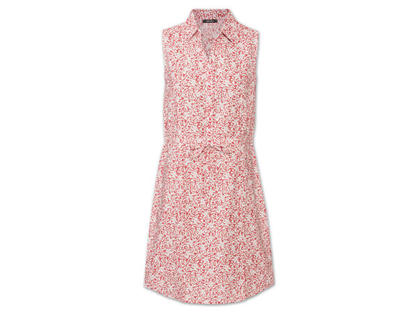Damen Leinen-Kleid