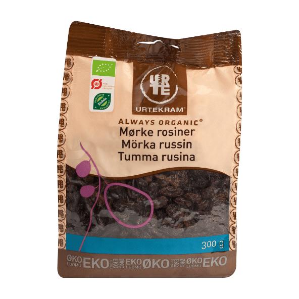 Økologisk mørke rosiner