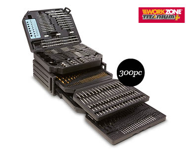 Drill and Bit Super Set - 300 Piece