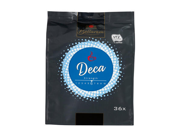 Dosettes de café décaféiné